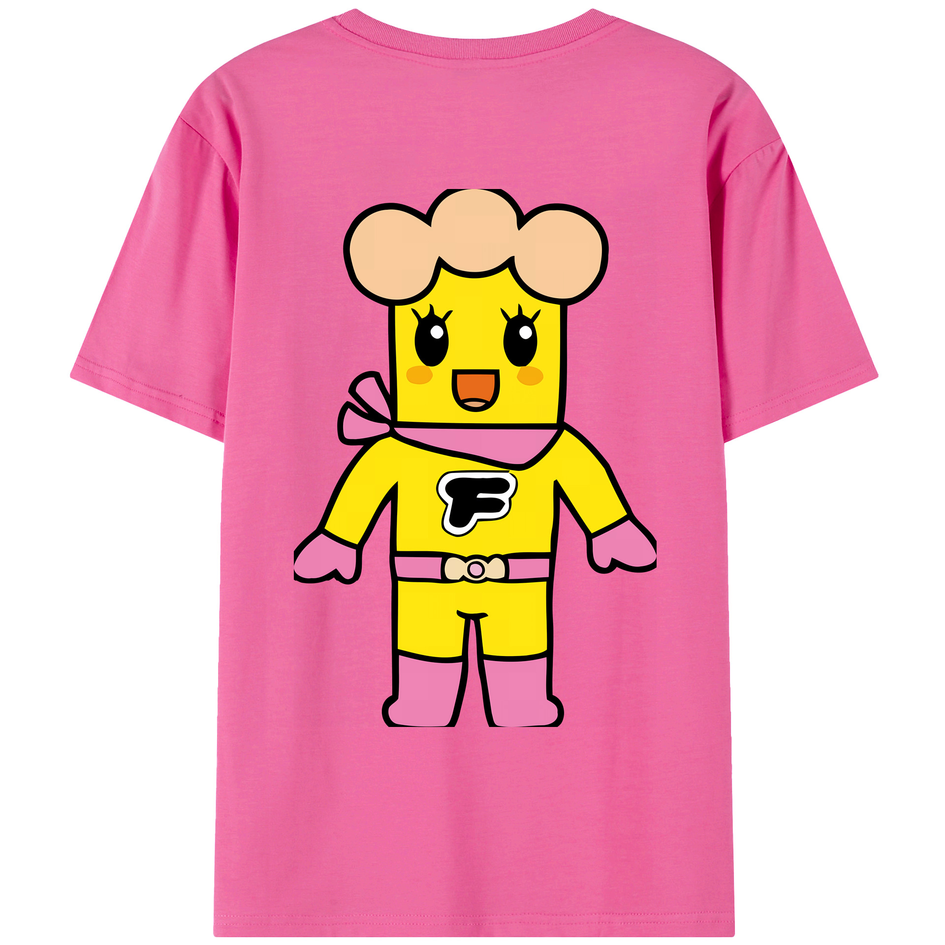 （画像用） アンパンマン Anpanman レディース半袖Tシャツ(バックプリント)